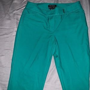 White house black market green capris